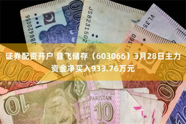 证券配资开户 音飞储存（603066）3月28日主力资金净买入933.76万元
